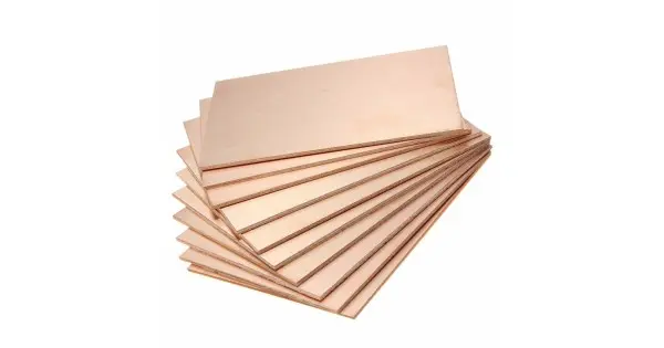 Placa de cobre 6x8" fibra de vidrio 