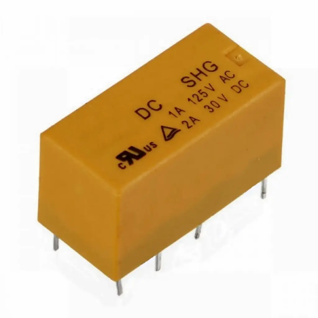 Relé DPDT 5VDC