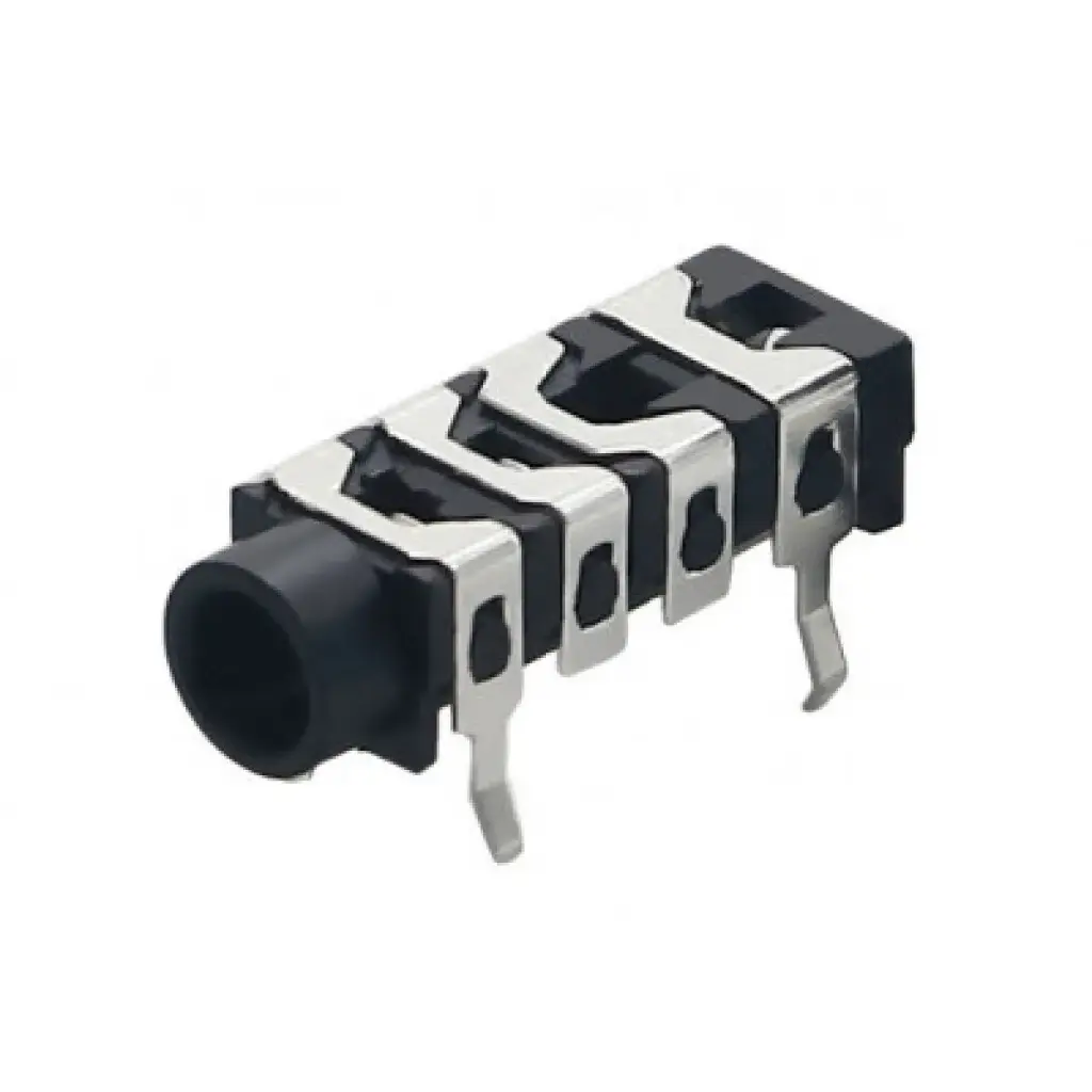 Conector de Audio de 3.5 mm stereo hembra, chasis 