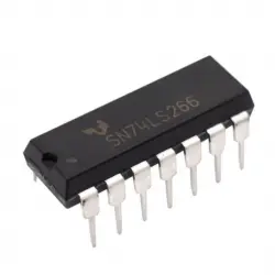 Compuerta Lógica X-NOR Quad 2-Input 74LS266 